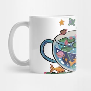 Universe in aquarium Mug